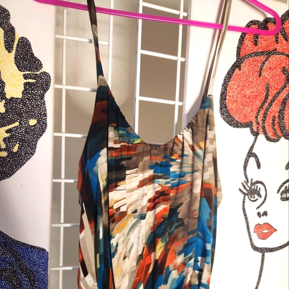 S Twelve Fall Maxi Dress Size Large - Picture 3 of 8